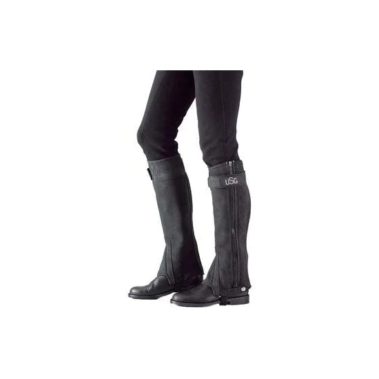 Usg Synthetik Mini Chaps Fekete Xl