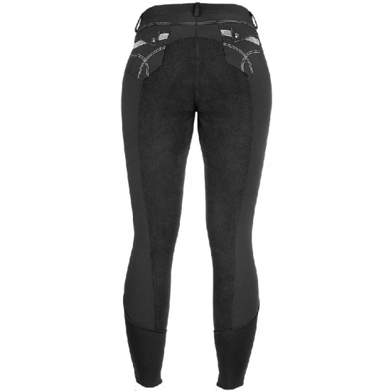 USG Vivien női telibőrös lovaglónadrág, fekete, 36