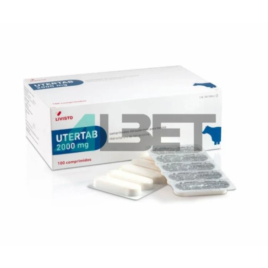 Utertab 2000 mg méhtabletta szarvasmarhák részére A.U.V. 100X