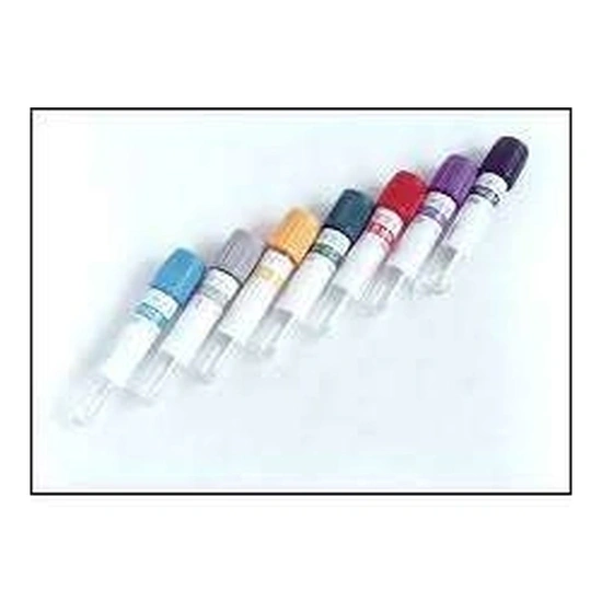 Vacutainer cső Li-He 4 ml 50 db,13x75 mm, csavaros, zöld-fekete