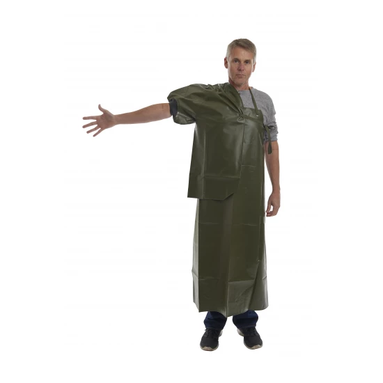 Vállvédő hosszú vízhatlan zöld Krutex