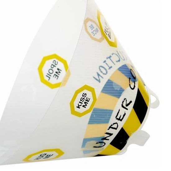 Védőgallér Buster "Under Construction" felirattal 20 cm