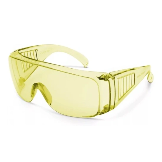 Védőszemüveg UV védős-sárga