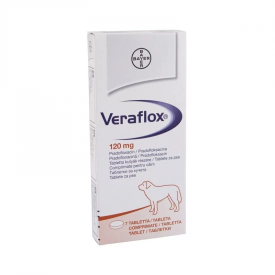 Veraflox tabletta 120 mg ízesített 7x