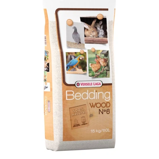 Versele-Laga Bedding Wood No 6 Faforgács zúzott bükkfából 15kg/60l