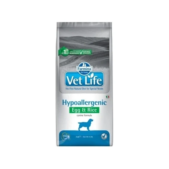 Vet Life Dog Hipo Egg & Rice 2 Kg