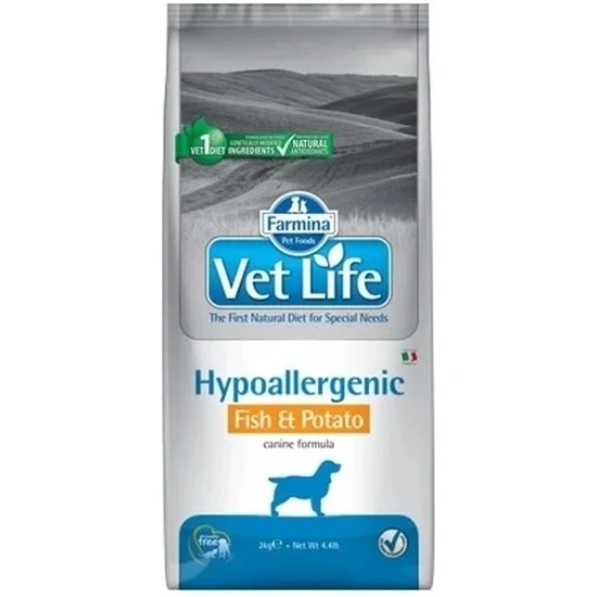 Vet Life Dog Hipo Fish & Potato 2 Kg