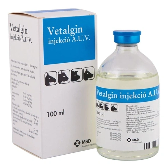 Vetalgin 50% injekció 100 ml