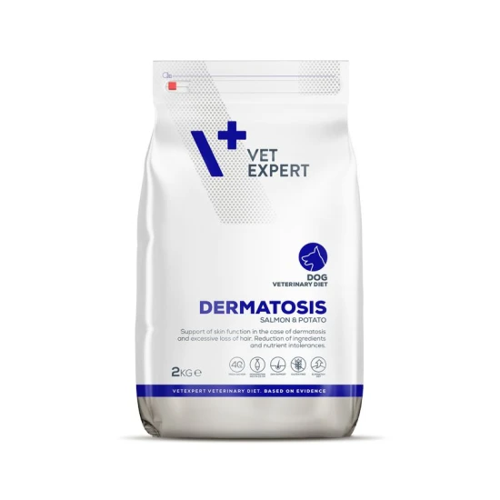 VetExpert Veterinary Diet Dermatosis kutyáknak lazac & burgonya 2 kg