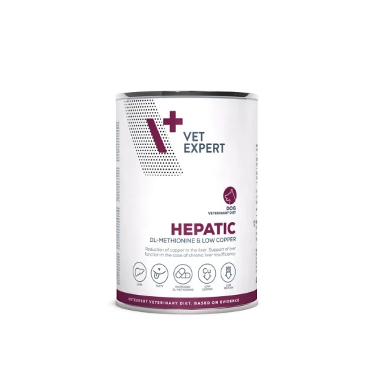 VetExpert Veterinary Diet Hepatic konzerv kutyáknak 400 g