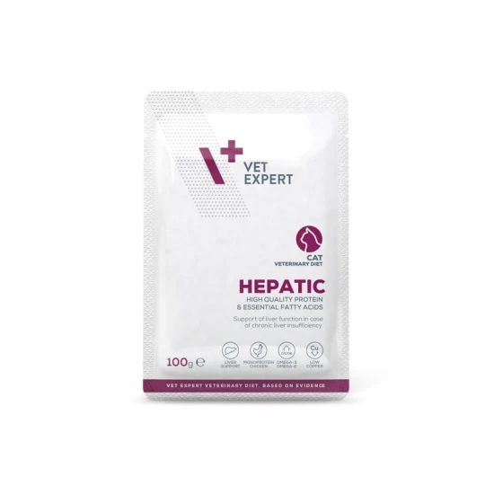 VetExpert Veterinary Diet Hepatic tasak macskáknak 100 g