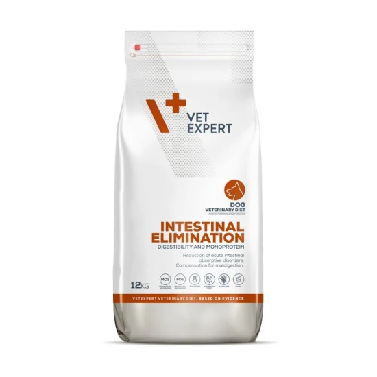 VetExpert Veterinary Diet Intestinal Elimination táp kutyáknak 12 kg