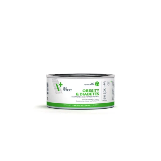 VetExpert Veterinary Diet Obesity & Diabetes konzerv macskáknak 100g