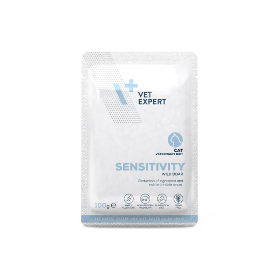 VetExpert Veterinary Diet Sensitivity tasak macskáknak 100 g