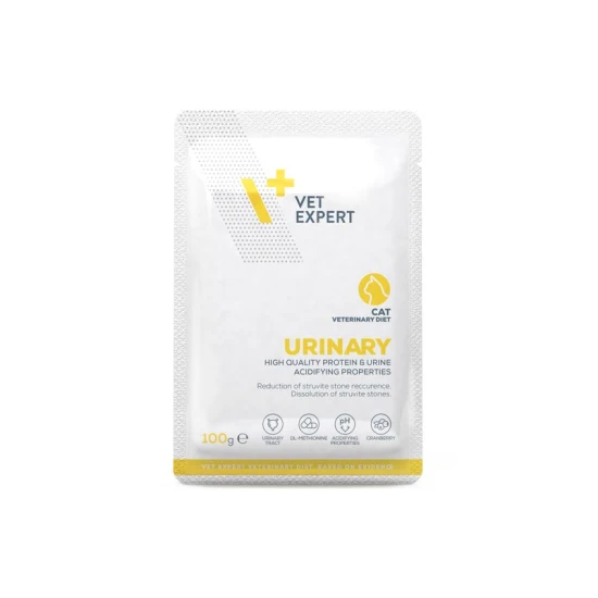 VetExpert Veterinary Diet Urinary tasak macskáknak 100 g