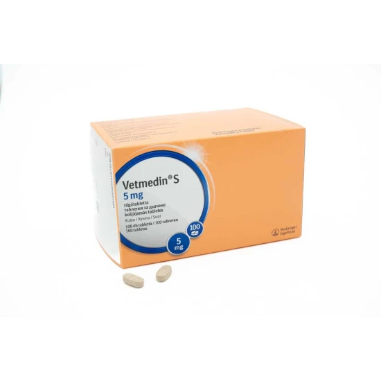 Vetmedin S rágótabletta 5 mg 100x