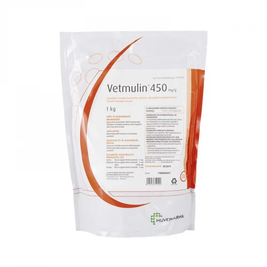 Vetmulin 45% vízoldékony por 1 kg