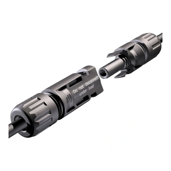 Villanypásztor Napelem csatlakozó, kétrészes apa-anya rész