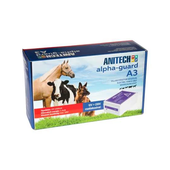 Alpha-Guard Villanypásztor trafó A3 230/12 V 3 J