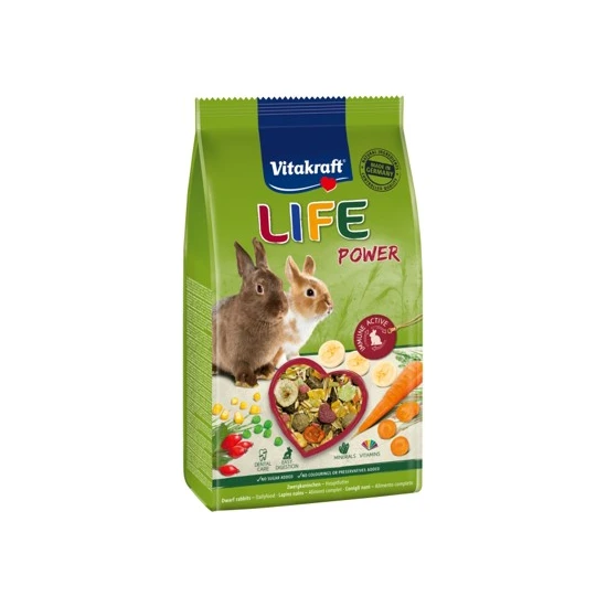Vitakraft Life Power Nyúleledel 600g