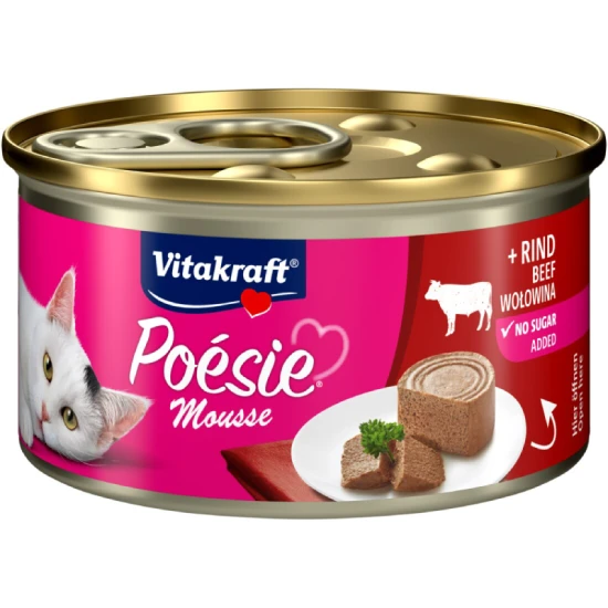 -Vitakraft Poésie konzerv macskaeledel marha 85g