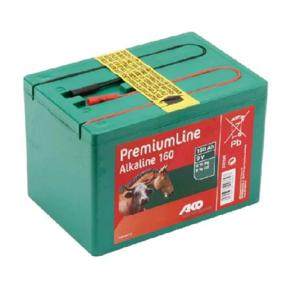 KERBL Villanypásztor Szárazelem 9 V 160 Ah 165x110x110mm