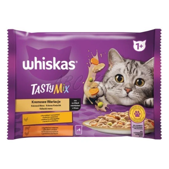 Whiskas alutasak Multipack Tasty Mix Krémes kreációk  4x85g