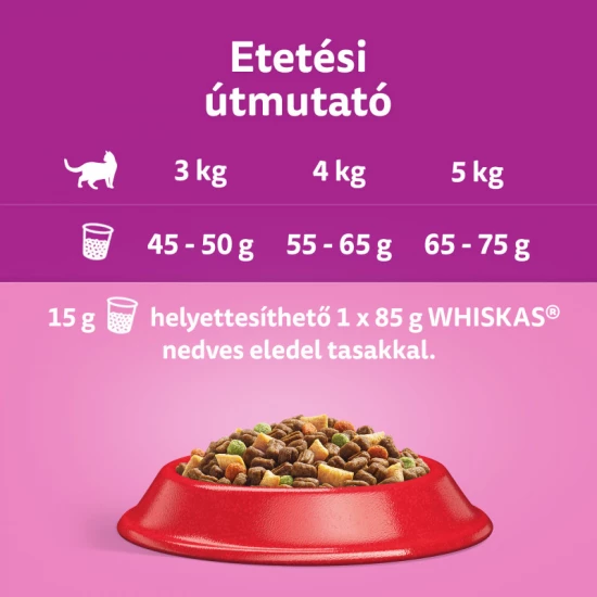 Whiskas Száraz Marha -Májas Falat 300g
