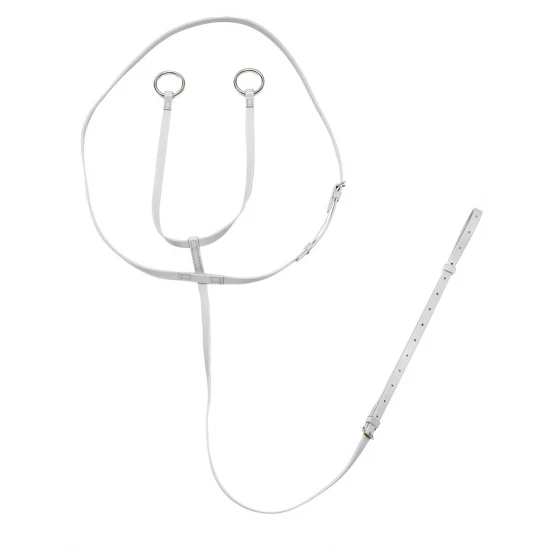 ZILCO Futó martingál, fehér