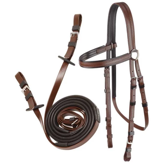 ZILCO Szintetikus kantár szárral, barna
