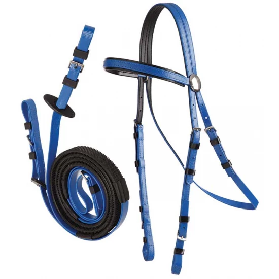 ZILCO Szintetikus kantár szárral, királykék