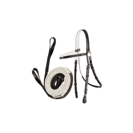 ZILCO Szintetikus kantár szárral (orrszíj nélkül), fehér