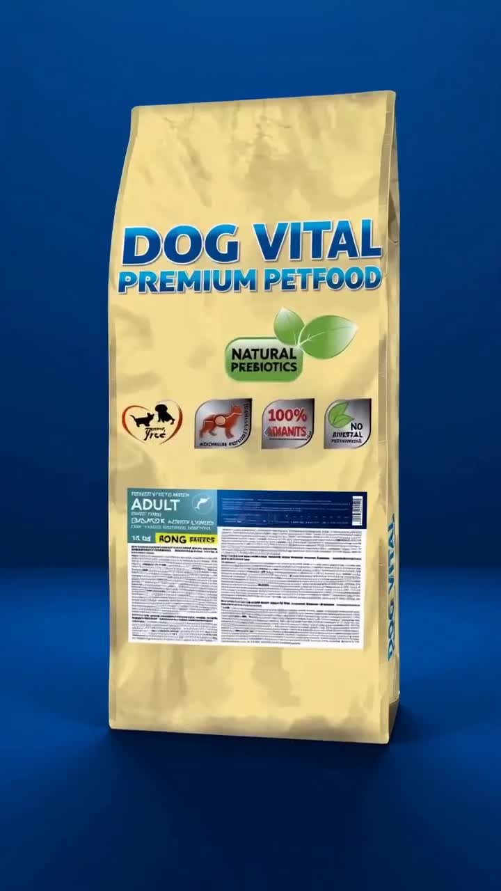 Dog Vital Hipoallergén Adult Medium&Maxi Salmon,carrot&spinach 12+2kg grátisz
